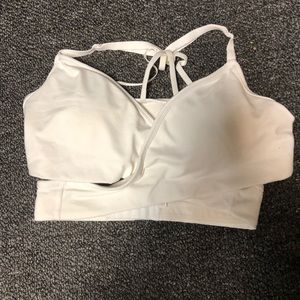 Alphalete Wrap Around Bra White S